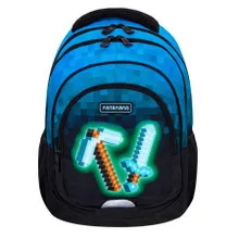 Astrabag, plecak szkolny, 3-komorowy, Blue Pixel