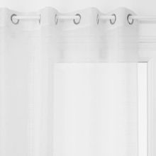 Atmosphera, firana gotowa w stylu skandynawskim, Louis, 140-240 cm, biała