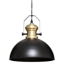 Atmosphera, lampa wisząca, Flower, czarna w stylu Loft,