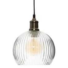 Atmosphera, lampa wisząca, Laye, przeźroczysta, Ø 20 cm