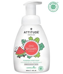 Attitude, Little Ones, Arbuz i Kokos, mydło w piance do rąk dla dzieci, 295 ml