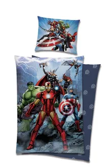 Avengers, 2-częściowy komplet pościeli, 140-200 cm
