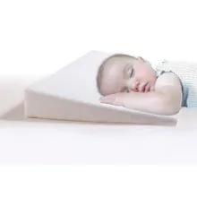 BabyMatex, poduszka niemowlęca klin, biała, 36-60 cm