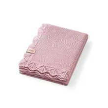 BabyOno, kocyk bambusowy, różowy, 75-100 cm