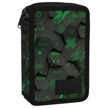 BackUp, piórnik rozkładany, podwójny, z wyposażeniem, Datastream