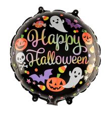 Balon foliowy, Happy Halloween, 45 cm