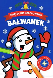 Bałwanek. Świąteczne kolorowan