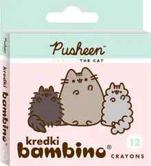 Bambino, Pusheen, kredki, 12 kolorów