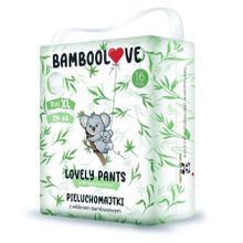 BambooLove, Lovely Pants, pieluchomajtki, rozmiar XL, 16 szt.