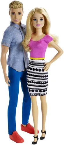 Barbie, Barbie i Ken, zestaw prezentowy, 2 lalki