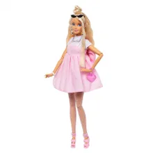 Barbie, Deluxe Style, sukienka z kokardą, lalka