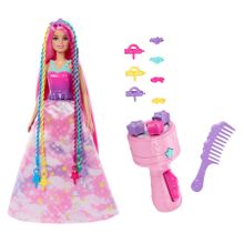 Barbie Dreamtopia, Zakręcone pasemka, lalka księżniczka z akcesoriami