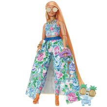 Barbie, Extra Fancy, lalka w stroju w kwiaty