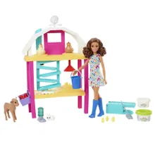 Barbie, Farma radosnych kurek, zestaw z lalką i akcesoriami