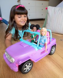 Barbie, Plażowy Jeep, pojazd bez lalek