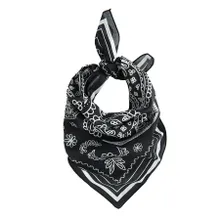 Bawełniana czarna bandana unisex NOWEAR