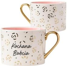 Be Happy, kubek porcelanowy, prezentowy, Kochana Babcia, 350 ml