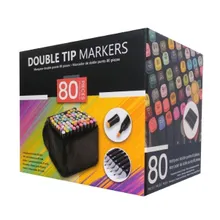 Beniamin, markery dwustronne, 80 szt.