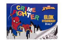 Beniamin, Spider-Man, blok rysunkowy, A4, 20 kartek, biały