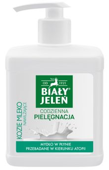 Biały Jeleń, hipoalergiczne mydło w płynie, Kozie mleko, 500 ml