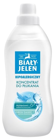 Biały Jeleń, płyn do płukania tkanin hipoalergiczny koncentrat, 1000 ml