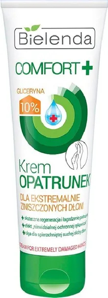 Bielenda, Comfort + krem, opatrunek do ekstremalnie zniszczonych dłoni, 75 ml