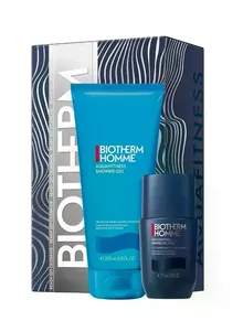 Biotherm, zestaw: Homme Aquafitness, żel pod prysznic, 200 ml + Deo Roll-On, dezodorant, 75 ml