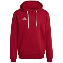 Bluza męska z kapturem, czerwona, Adidas Entrada 22 Hoody