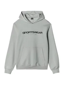Bluza męska z kapturem, szara, 4F