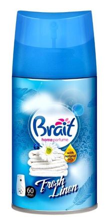 Brait Air Care 3in1, odświeżacz automatyczny, zapas, Fresh Linen, 250 ml
