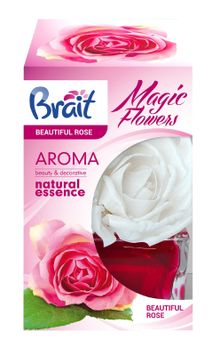 Brait, Magic Flower, dekoracyjny odświeżacz powietrza, Beautiful Rose, 75 ml