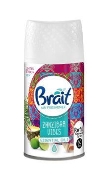 Brait, odświeżacz powietrza, zapas, zanzibar vibes, 250 ml