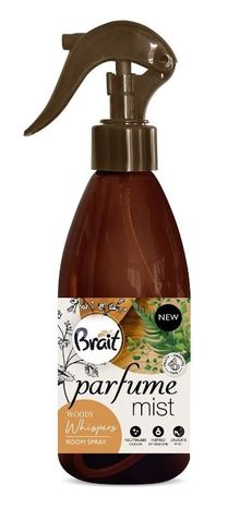 Brait Parfume Mist, mgiełka odświeżająca do pomieszczeń, woody whispers, 325 ml