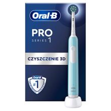 Braun, Oral-B, Pro1, szczoteczka elektryczna, CrossAction, Caribbean Blue