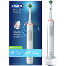 Braun, Oral-B, szczoteczka elektryczna, PRO3 3000, biała