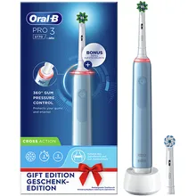 Braun, Oral-B, szczoteczka elektryczna, PRO3 3770, niebieska