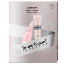Bruno Banani, zestaw prezentowy, Woman, woda toaletowa, 30 ml + żel pod prysznic, 50 ml