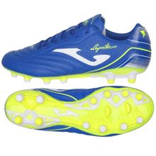 Buty piłkarskie męskie, korki, niebieskie, Joma Aguila