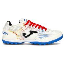 Buty piłkarskie męskie, turfy, białe, Joma Top Flex
