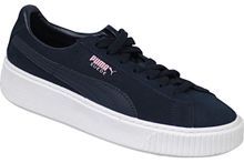 Buty sportowe dziecięce, granatowe, Puma Suede Platform JR