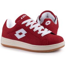 Buty sportowe męskie, czerwone, Lotto Yarin