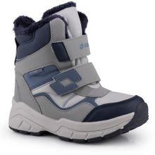 Buty zimowe chłopięce, ocieplane, szare, Lotto Hoonah Tex K