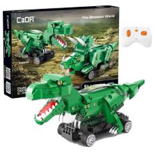 Cada, Dinozaur T-Rex, klocki konstrukcyjne, figurka zdalnie sterowana, 343 elementów