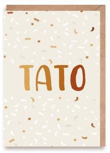 Cardie, kartka okolicznościowa A6, Dzień Taty, eko koperta