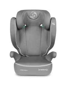 Caretero, Breezy, fotelik samochodowy 2w1, podstawka, grey, 100-150 cm