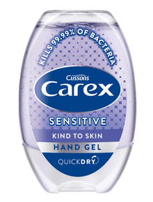Carex, Sensitive, żel antybakteryjny, bez spłukiwania, 50 ml