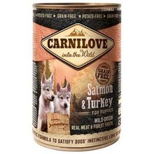 Carnilove, Puppy, Salmon & Turkey, puszka dla psa, 400g