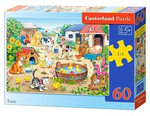 Castorland, Farma, puzzle, 60 elementów