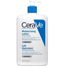 CeraVe, nawilżająca emulsja do suchej i bardzo suchej skóry, 1000 ml