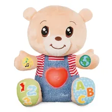 Chicco, Bilingual ABC, Teddy, Miś okazujący uczucia, zabawka edukacyjna, dwujęzyczna, 25 cm